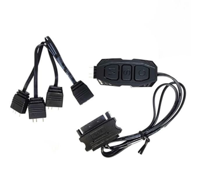 Zezzio Модуль управління підсвічуванням Zezzio Контролер керування Zezzio ARGB 3-Pin 5V/SATA (Zezzio ARGB controller Sata) (Zezzio ARGB 3-Pin 5V/SATA)