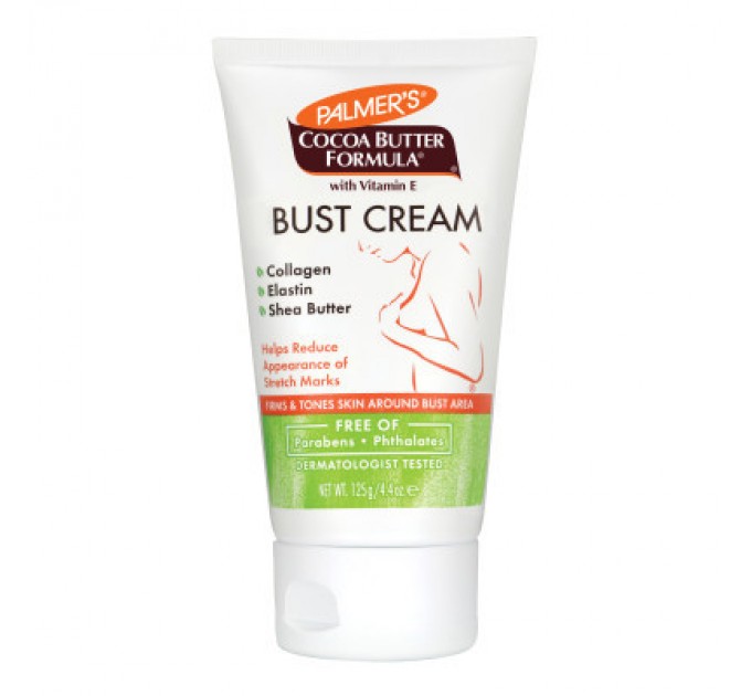 Косметика для мам Palmer's Зміцнюючий крем для грудей з олією какао і вітаміном Е, 125 г (4070-6.00)