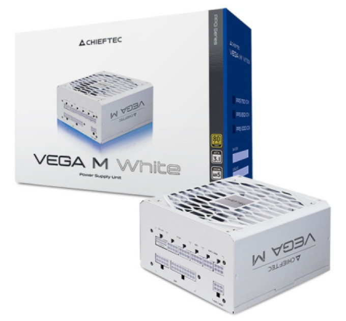 Chieftec Блок живлення Chieftec 850W VEGA M WHITE (PPG-850-CW)