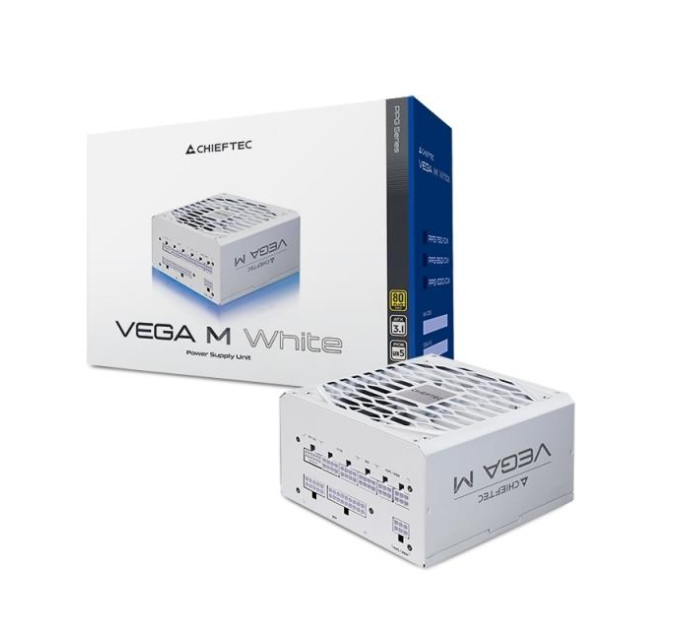 Chieftec Блок живлення Chieftec 850W VEGA M WHITE (PPG-850-CW)