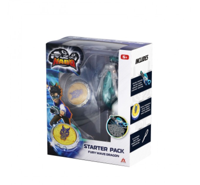 Дзига Infinity Nado VI серія Starter Pack Fury Wave Dragon Лютий Дракон (EU654111)