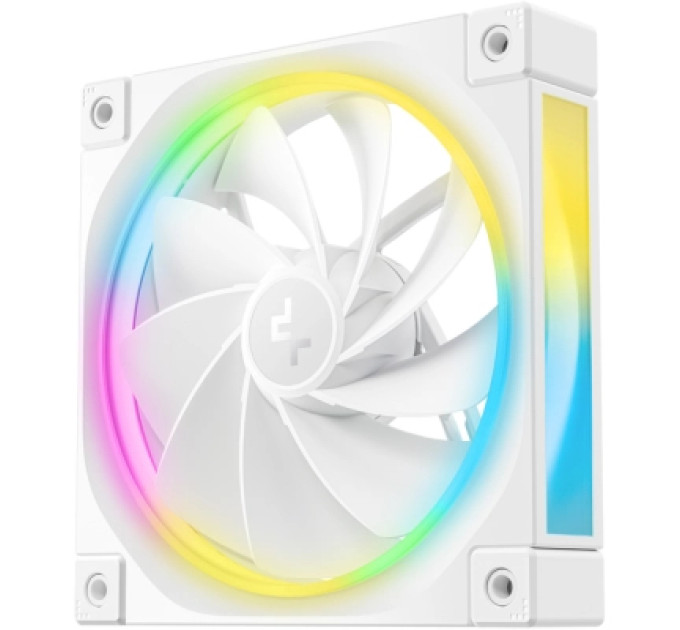 Deepcool Кулер до корпусу Deepcool Вентилятор реверсний Deepcool FL12R ARGB білий для корпусу 120x120 (FL12R WH)
