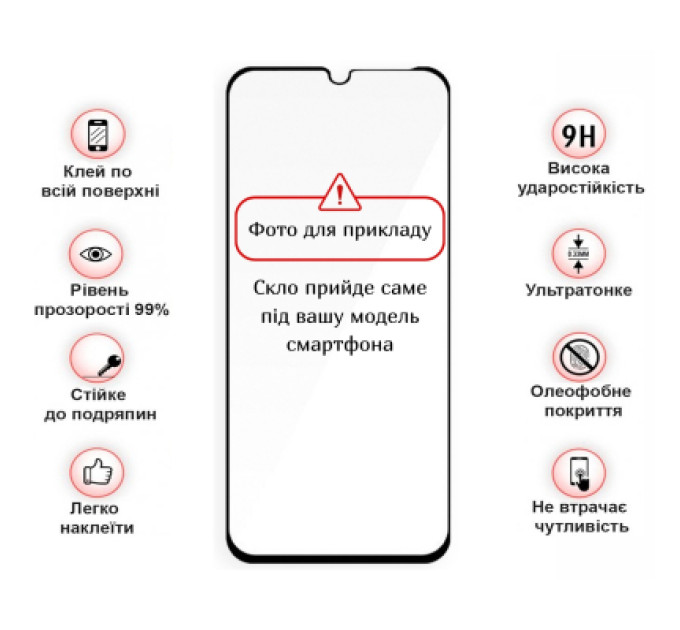 BeCover Скло захисне BeCover Poco C85 4G Black (714366)