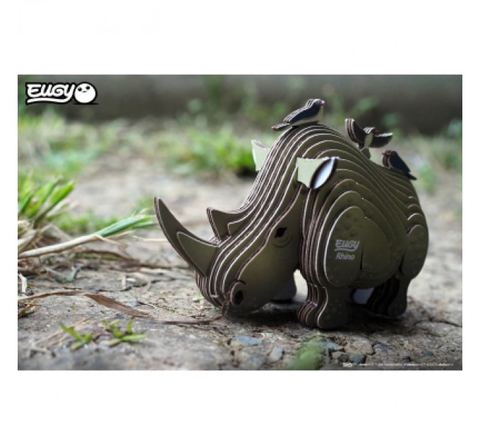 Пазл Eugy 3D Зоопарк Носоріг (XEG-076)