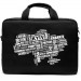 Vinga Сумка для ноутбука Vinga 14" NB1402 Black, white print (NB1402UWBK)