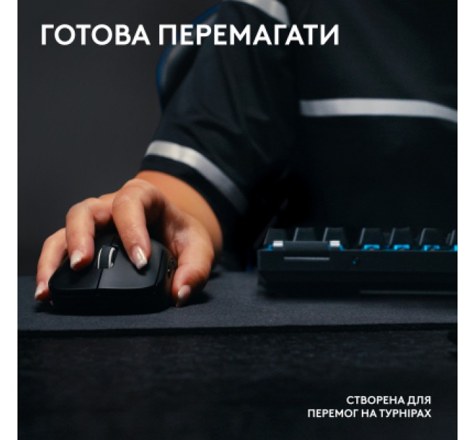 Logitech Мишка Logitech G Pro X Superlight 2 Lightspeed Wireless Black (910-006630)