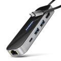 AXAGON Концентратор USB-C 6IN1 GLASS 0.2M HMC-6GLN AXAGON