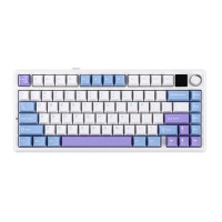 Клавіатура Aula F75 MAX Wireless/Bluetooth UA White/Blue (6978080501158)