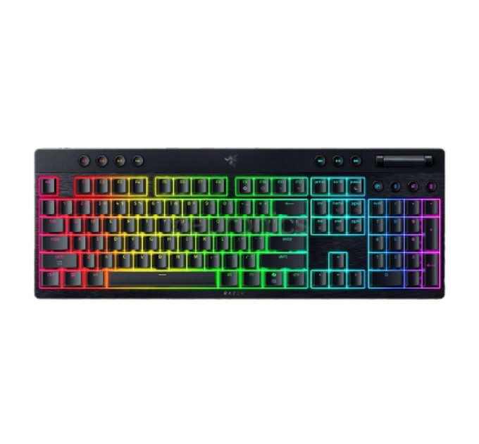 Razer Клавіатура Razer BlackWidow V4 Low-Profile Wireless/Bluetooth/USB Orange switch UA Black (RZ03-05270800-R3M1)