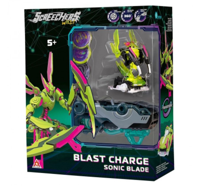 Трансформер Screechers Wild ! S5 L1 V2 - Сонік Блейд (KS686115)