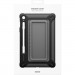 Samsung Чохол до планшета Samsung Tab S9 FE Outdoor Cover Titan (EF-RX510CBEGWW)