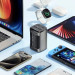 Essager Зарядний пристрій Essager 2xUSB-C + 2xUSB 67W GaN (ECT2AC-JYB0G-Z)