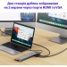 Dynamode Порт-реплікатор Dynamode 11-in-1 USB-C to HDTV 4K/30Hz, VGA, 1хUSB3.0, RJ45, Type-C PD, Audio, SD/MicroSD (BYL-2003)
