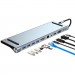 Dynamode Порт-реплікатор Dynamode 11-in-1 USB-C to HDTV 4K/30Hz, VGA, 1хUSB3.0, RJ45, Type-C PD, Audio, SD/MicroSD (BYL-2003)