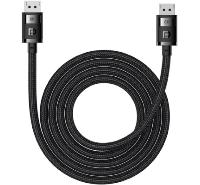 Baseus Кабель мультимедійний DisplayPort M to DisplayPort M 2.0m 8K Baseus (B00633706111-02)