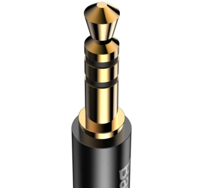 Baseus Кабель мультимедійний USB-C to 3.5mm M 1.2m black Baseus (CAM01-01)