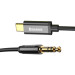Baseus Кабель мультимедійний USB-C to 3.5mm M 1.2m black Baseus (CAM01-01)