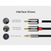 Ugreen Кабель мультимедійний 3.5mm M to 2xRCA M 2.0m AV116 black Ugreen (10584)