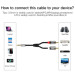 Ugreen Кабель мультимедійний 3.5mm M to 2xRCA M 5.0m AV116 black Ugreen (10591)