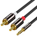 Ugreen Кабель мультимедійний 3.5mm M to 2xRCA M 5.0m AV116 black Ugreen (10591)