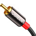 Ugreen Кабель мультимедійний 3.5mm M to 2xRCA M 5.0m AV116 black Ugreen (10591)