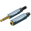 Ugreen Кабель мультимедійний 3.5mm M to 3.5mm F 2.0m AV118 blue Ugreen (40675)