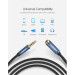 Ugreen Кабель мультимедійний 3.5mm M to 3.5mm F 2.0m AV118 blue Ugreen (40675)