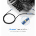 Ugreen Кабель мультимедійний 3.5mm M to 3.5mm F 2.0m AV118 blue Ugreen (40675)