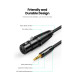 Ugreen Кабель мультимедійний 3.5mm M to XLR F 2.0m AV182 black Ugreen (20244)