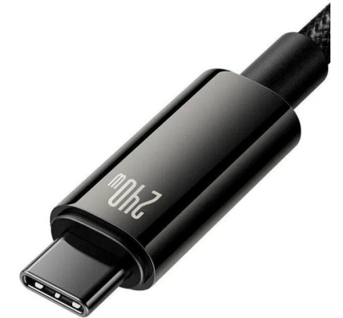 Baseus Дата кабель USB-C to USB-C 1.0m 240W Black Baseus (CAWJ040001)