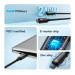 Baseus Дата кабель USB-C to USB-C 2.0m 240W Black Baseus (CAWJ040101)