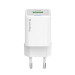 ColorWay Мережевий зарядний пристрій ColorWay GaN Mini 20W PD Port PPS USB (Type-C PD + USB QC4.0) White (CW-CHS062PD-WT)