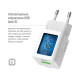 ColorWay Мережевий зарядний пристрій ColorWay GaN Mini 20W PD Port PPS USB (Type-C PD + USB QC4.0) White (CW-CHS062PD-WT)