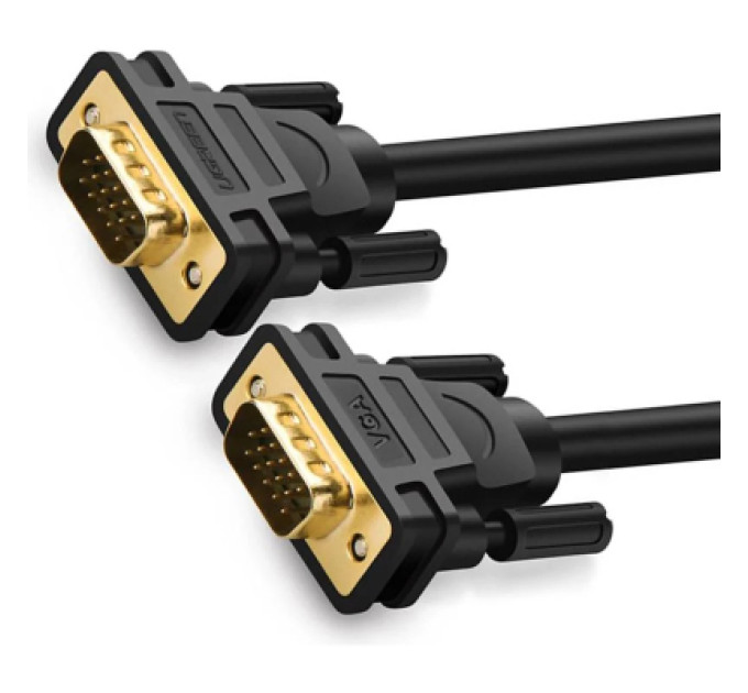 Ugreen Кабель мультимедійний VGA M to VGA M 2.0m VG101 black Ugreen (11646)