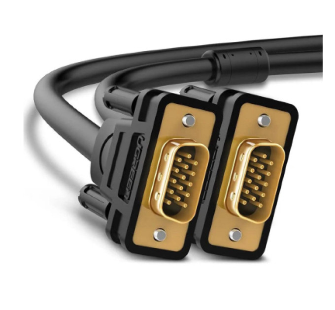 Ugreen Кабель мультимедійний VGA M to VGA M 2.0m VG101 black Ugreen (11646)