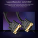 Ugreen Кабель мультимедійний VGA M to VGA M 2.0m VG101 black Ugreen (11646)