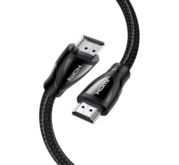 Ugreen Кабель мультимедійний HDMI M to HDMI M 1.5m braided HD140 black Ugreen (80402)