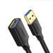 Ugreen Дата кабель USB 3.0 AM/AF 1.5m US129 black Ugreen (30126)