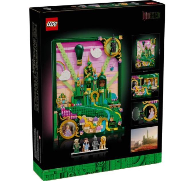 LEGO Конструктор LEGO Wicked Емеральд-сіті Настінний декор (75685)