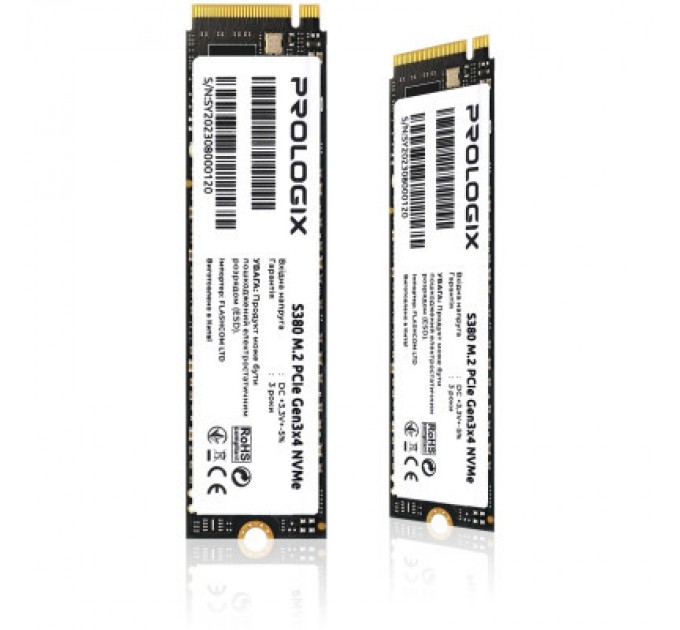 Prologix Накопичувач SSD M.2 2280 256GB Prologix (PRO256GS380)