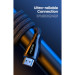 Ugreen Кабель мультимедійний HDMI M to HDMI M 5.0m braided HD140 black Ugreen (80405)