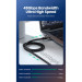 Ugreen Кабель мультимедійний HDMI M to HDMI M 5.0m braided HD140 black Ugreen (80405)
