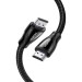 Ugreen Кабель мультимедійний HDMI M to HDMI M 5.0m braided HD140 black Ugreen (80405)