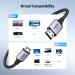 Ugreen Кабель мультимедійний HDMI M to HDMI mini M 1.0m 8K HD163 black Ugreen (15514)