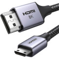 Ugreen Кабель мультимедійний HDMI M to HDMI mini M 2.0m 8K HD163 black Ugreen (15515)