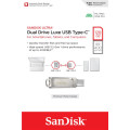 SanDisk USB флеш накопичувач SanDisk 128GB Dual Drive Luxe USB 3.1 + Type-C (SDDDC4-128G-G46)