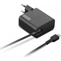Lenovo Блок живлення до ноутбуку Lenovo 65W, USB Type-С, wall mount (4X21L54610)