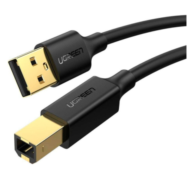 Ugreen Кабель для принтера USB 2.0 AM/BM 1.0m US135 black Ugreen (20846)
