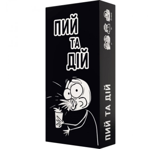 Настільна гра 18+ Bombat game Пий та Дій (укр.) (80048)