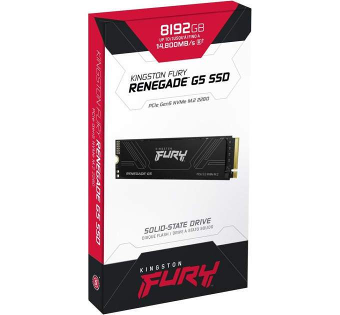 Kingston Накопичувач SSD M.2 2280 8TB FURY Renegade G5 Kingston (SFYR2D/8T1)